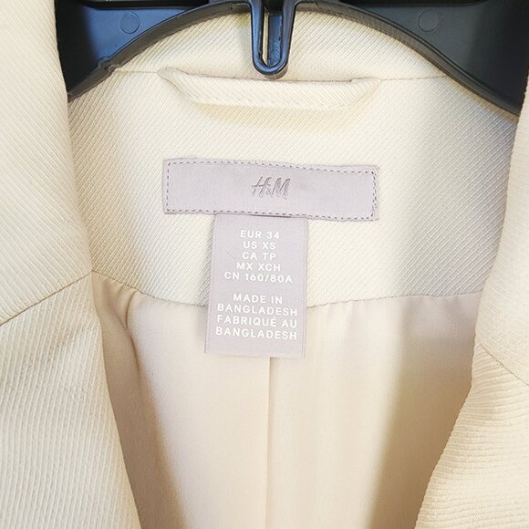 NWT H&M Double-breasted Hourglass Blazer & Pants Suit Set - Picture 5 of 8